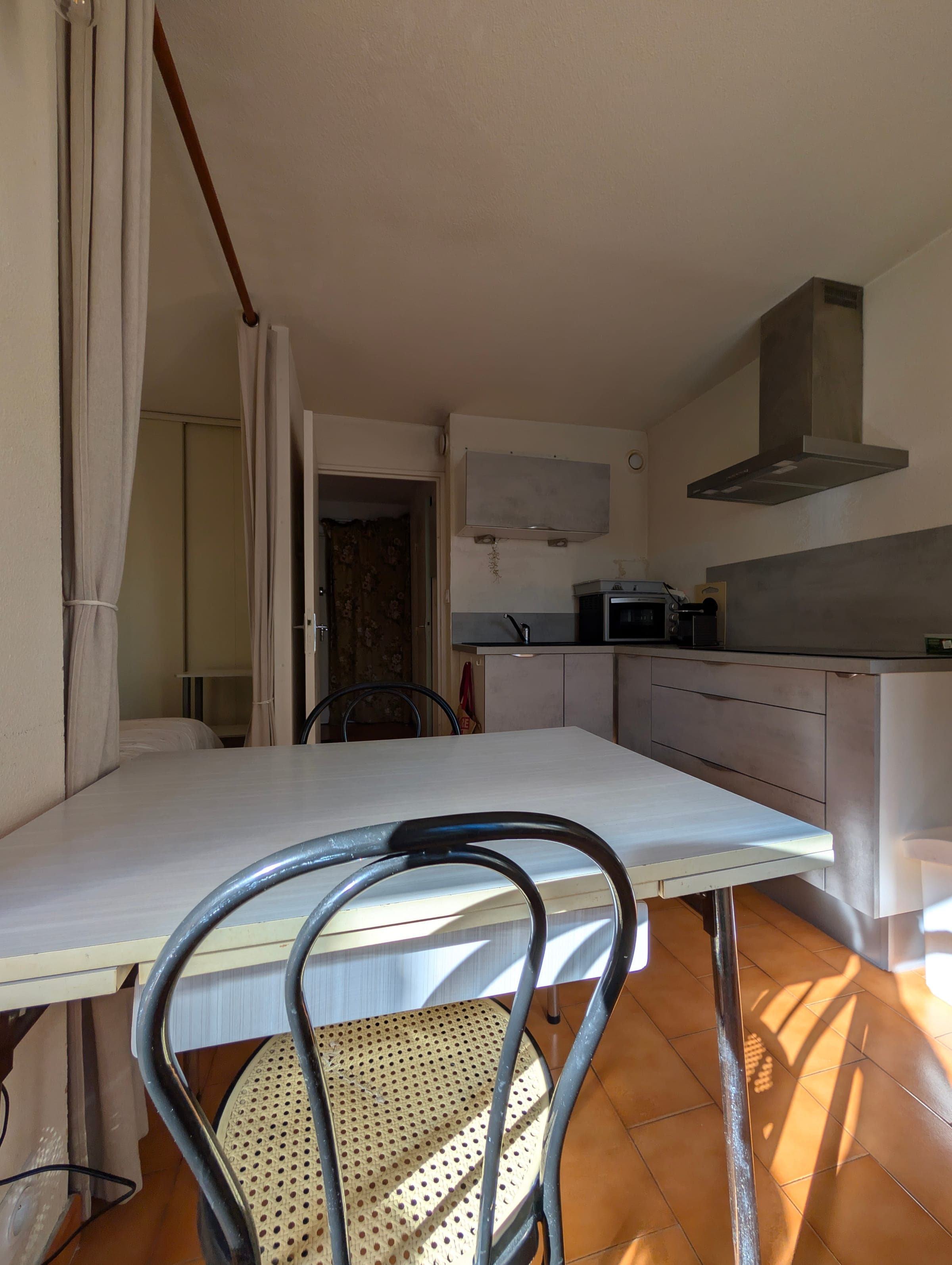 Espace de vie et cuisine ouverte
